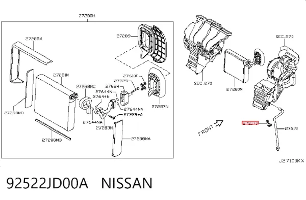  92522JD00A Nissan/Infiniti