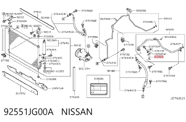  92551JG00A Nissan/Infiniti