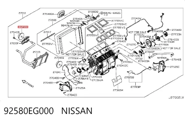 92580EG000 Nissan/Infiniti