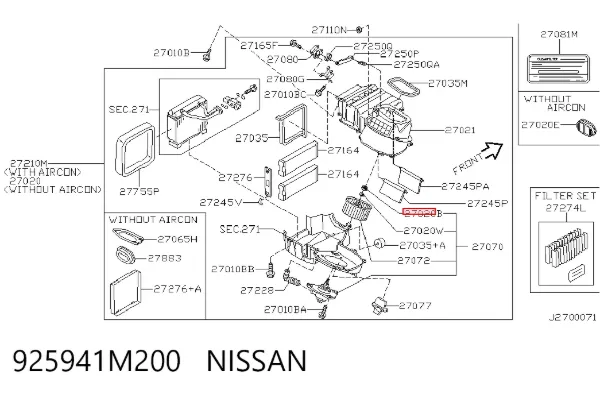  925941M200 Nissan/Infiniti