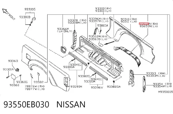  93550EB030 Nissan/Infiniti