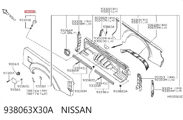  938063X30A Nissan/Infiniti