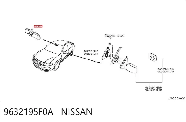 Espejo interior Nissan Almera CLASSIC