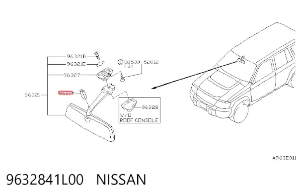  9632841L00 Nissan/Infiniti