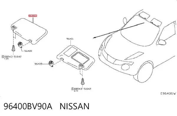 Parasol 96400BV90A Nissan/Infiniti