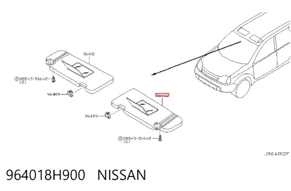 Parasol Nissan X-Trail T30