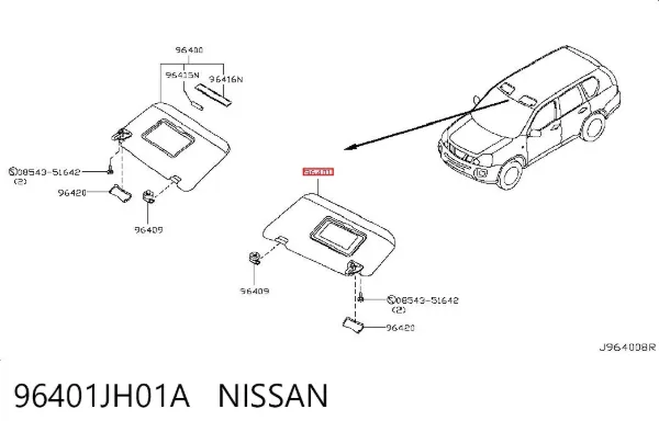 Parasol 96401JH01A Nissan/Infiniti