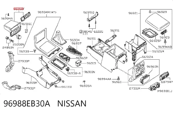  96988EB30A Nissan/Infiniti