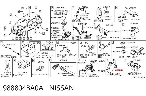  988804BA0A Nissan/Infiniti