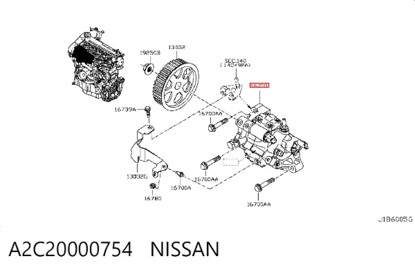 Bomba inyectora A2C20000754 Nissan/Infiniti