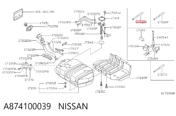  A874100039 Nissan/Infiniti