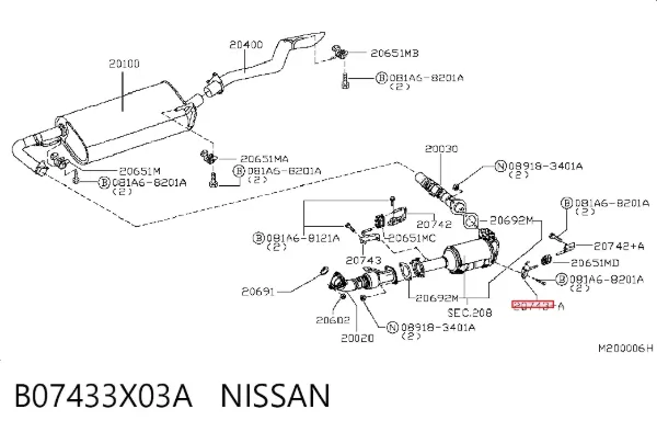  B07433X03A Nissan/Infiniti