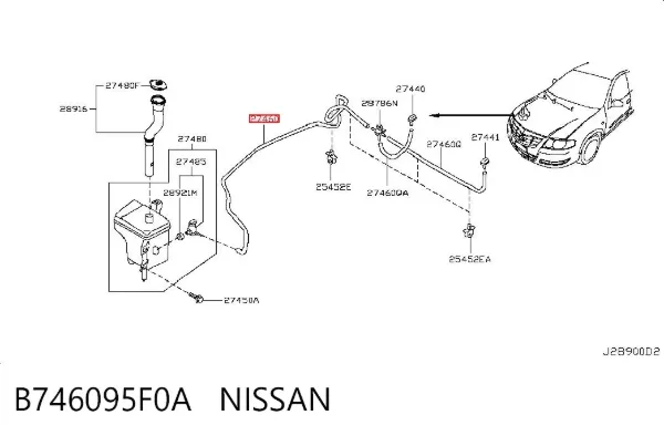  B746095F0A Nissan/Infiniti