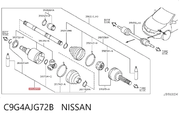  C9G4AJG72B Nissan/Infiniti