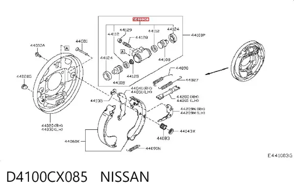  D4100CX085 Nissan/Infiniti