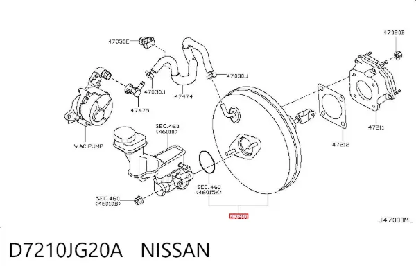 Servofreno Nissan X-Trail T31