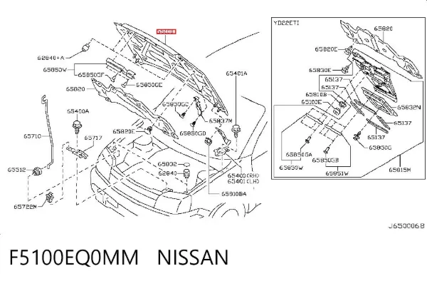 Capó F5100EQ0MM Nissan/Infiniti
