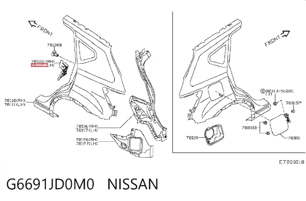  G6691JD0M0 Nissan/Infiniti