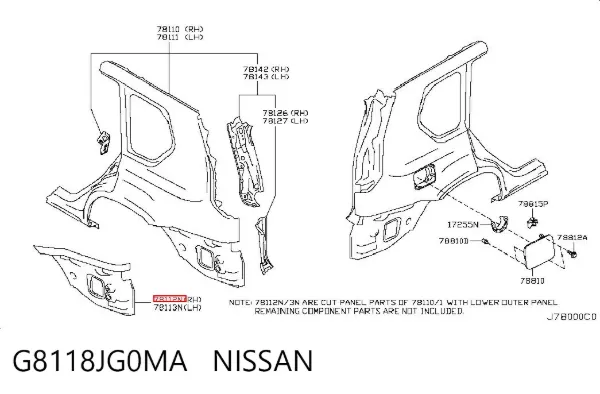  G8118JG0MA Nissan/Infiniti