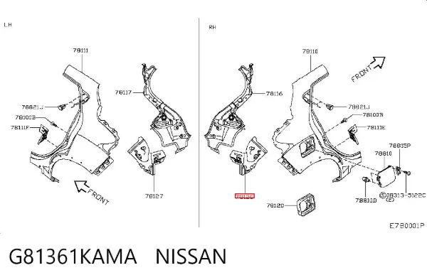  G81361KAMA Nissan/Infiniti