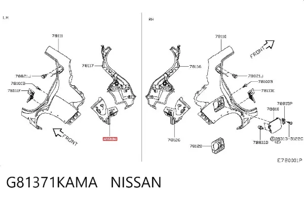  G81371KAMA Nissan/Infiniti