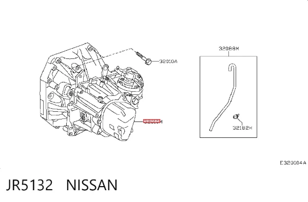 Caja de cambios JR5132 Nissan/Infiniti