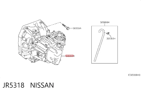 Caja de cambios JR5318 Nissan/Infiniti
