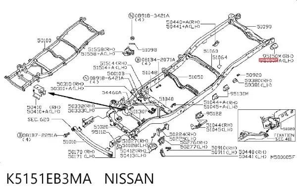  K5151EB3MA Nissan/Infiniti