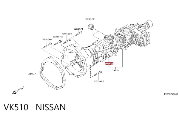 Caja de cambios VK510 Nissan/Infiniti