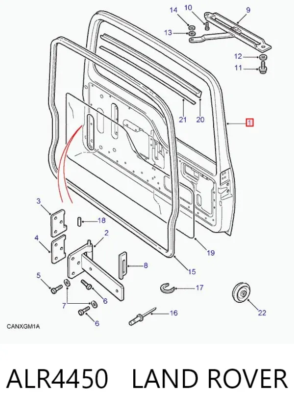 Puerta trasera Land Rover Discovery I