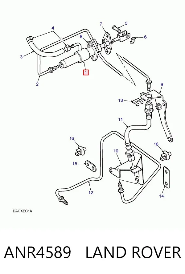 Cilindro maestro de embrague Land Rover Range Rover II