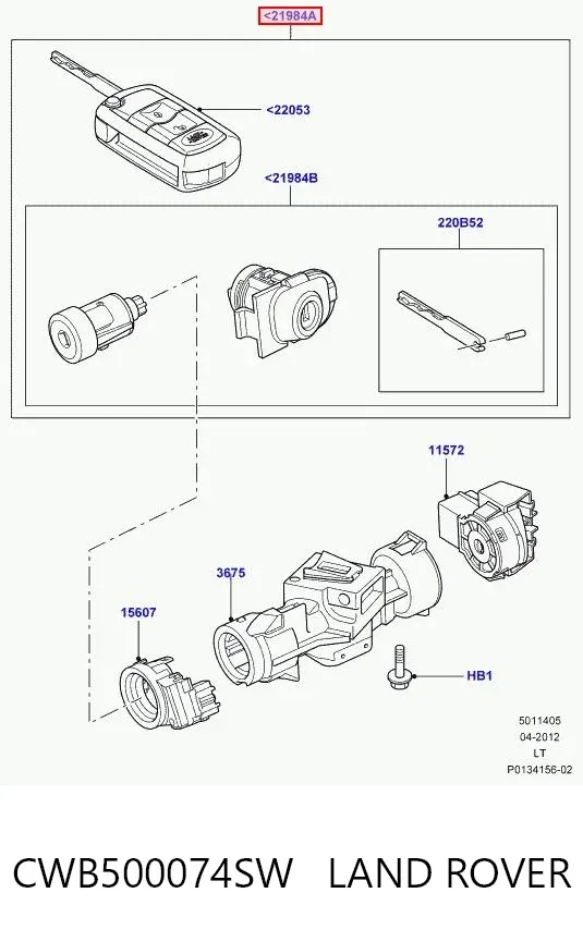 CWB500074SW Land Rover