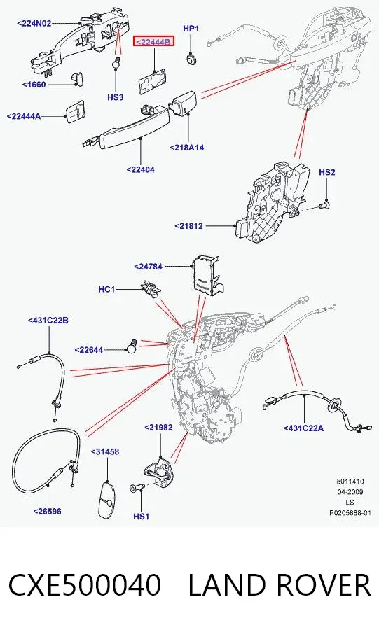 CXE500040 Land Rover