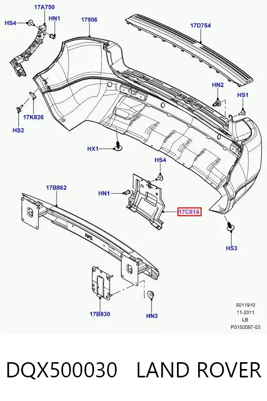  DQX500030 Land Rover