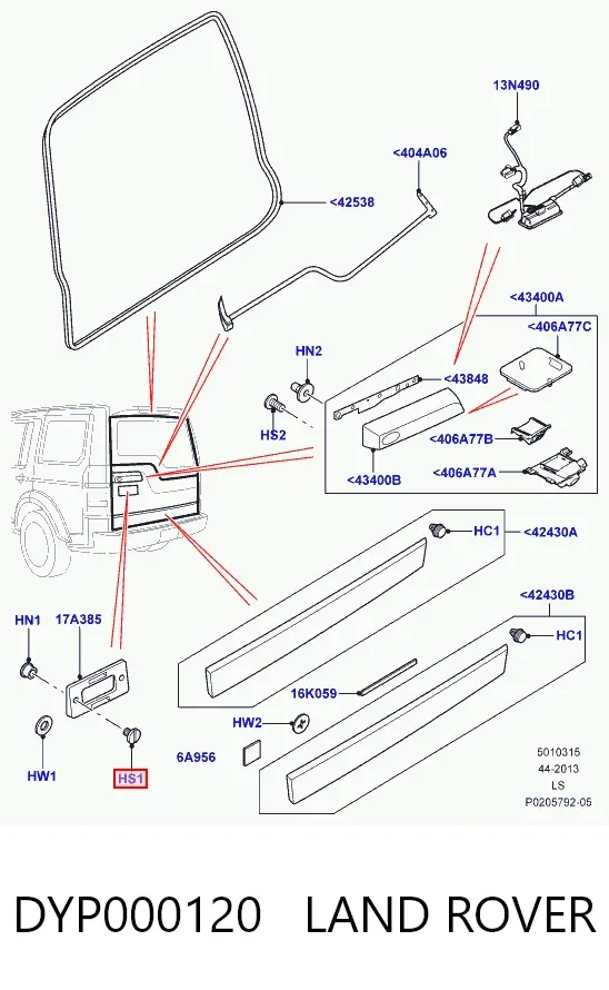  DYP000120 Land Rover
