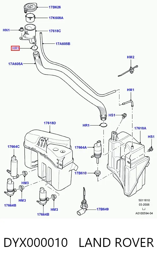  DYX000010 Land Rover