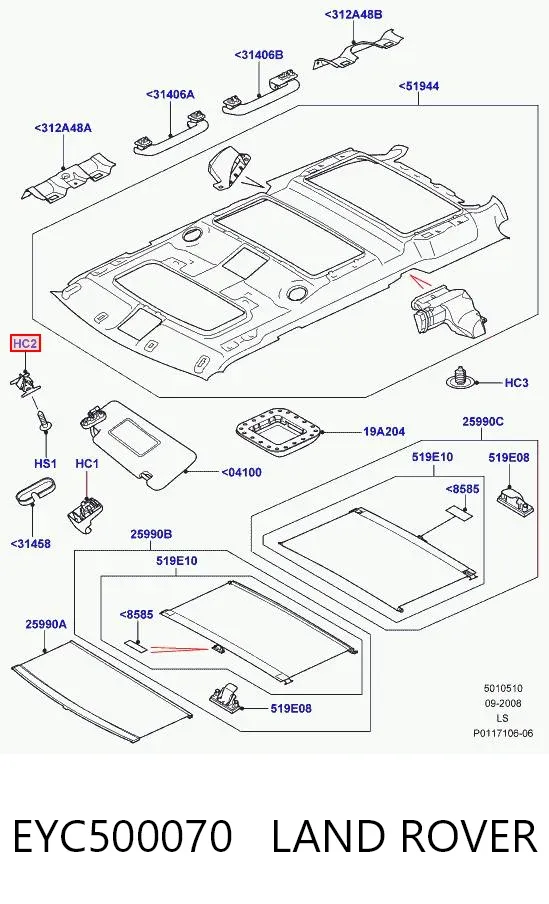  EYC500070 Land Rover