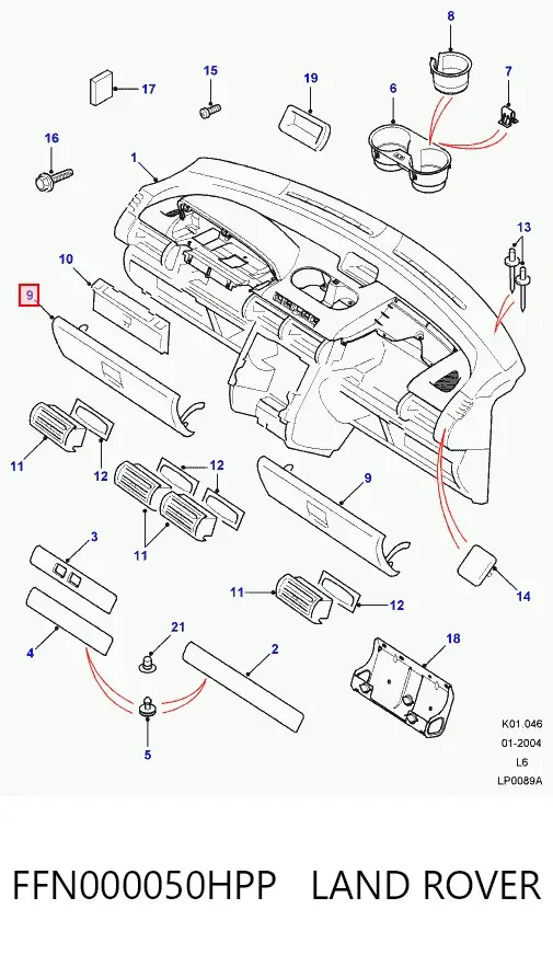  FFN000050HPP Land Rover