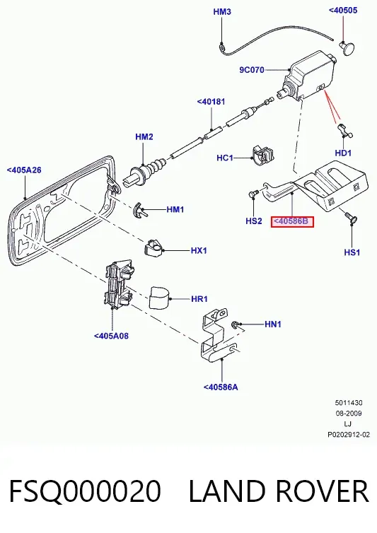  FSQ000020 Land Rover