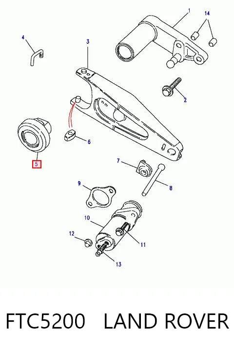 Cojinete de embrague FTC5200 Land Rover