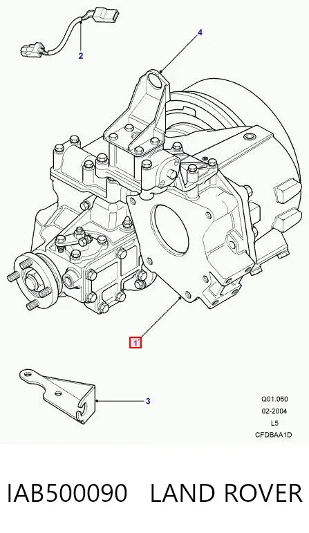 Caja de transferencia IAB500090 Land Rover