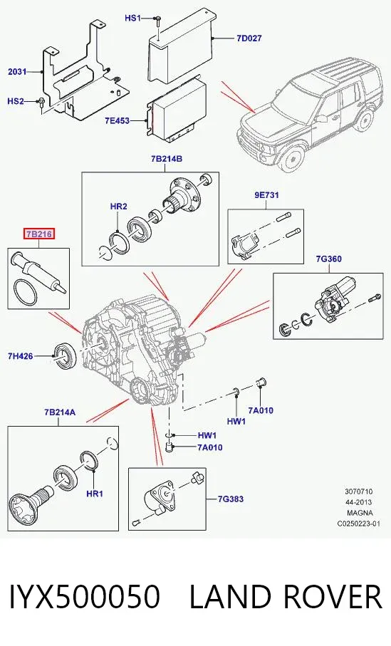  IYX500050 Land Rover