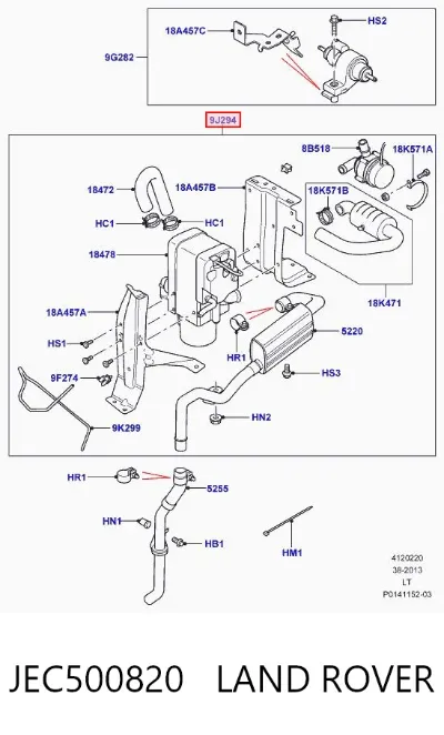Calefactor autónomo LAND ROVER JEC500820