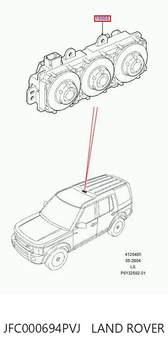 Unidad de control aire acondicionado Land Rover Discovery IV