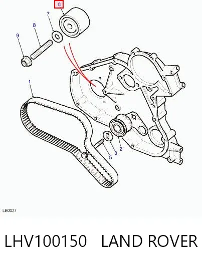 Tensor correa distribución LHV100150 Land Rover