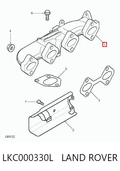 Colector de escape Land Rover Freelander I