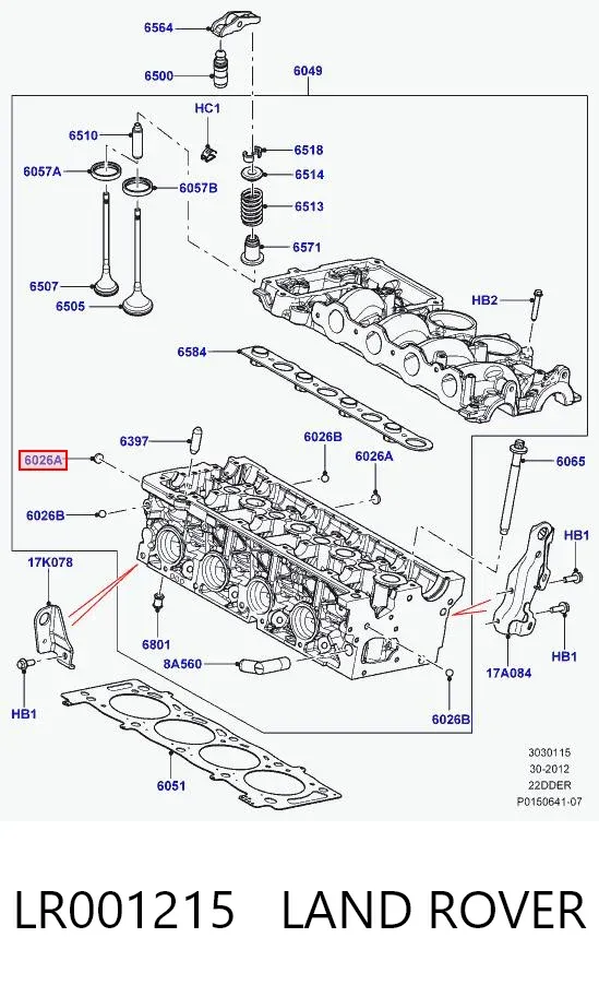  LR001215 Land Rover