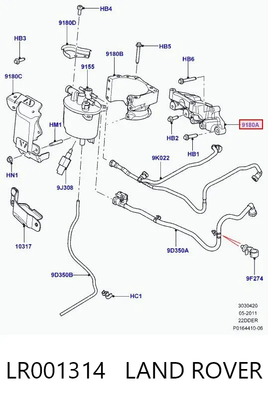  LR001314 Land Rover
