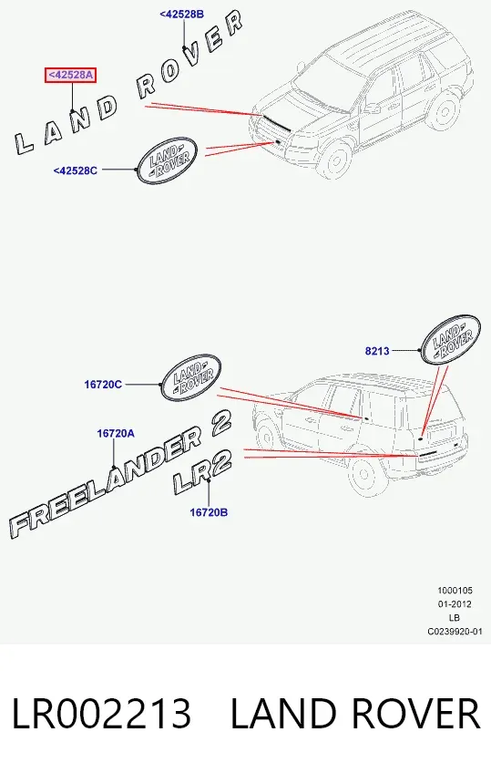  LR002213 Land Rover