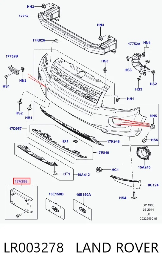  LR003278 Land Rover